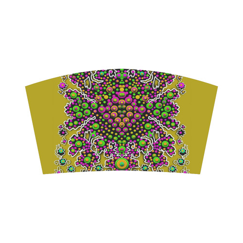 Fantasy flower peacock Mermaid with  pop art Bandeau Top