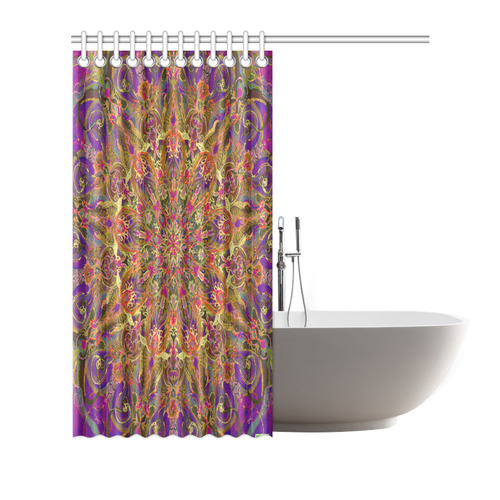 mandala 10 Shower Curtain 72"x72"