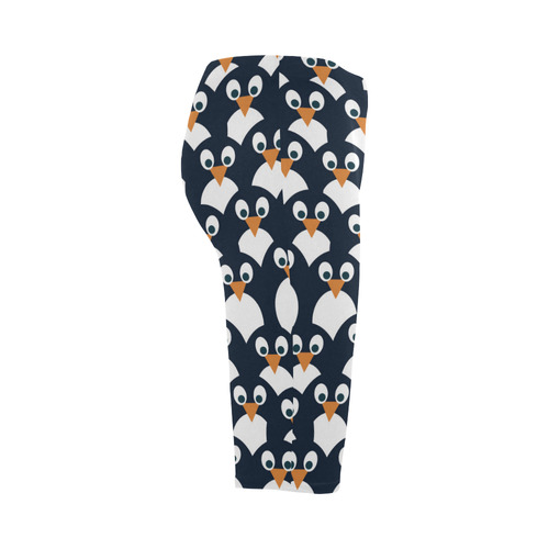 Penguin Pattern Hestia Cropped Leggings (Model L03)