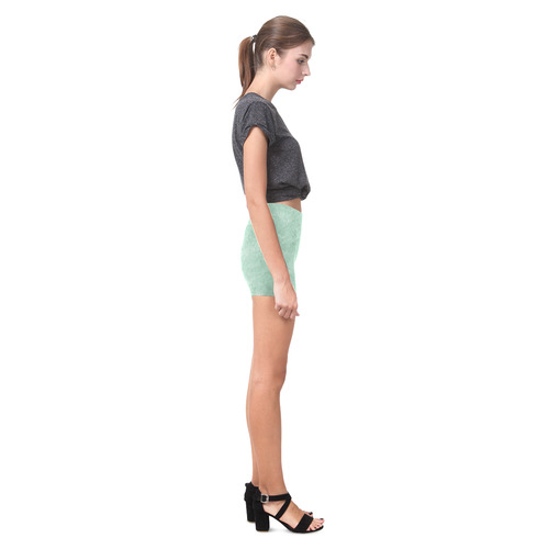 cracked teal Briseis Skinny Shorts (Model L04)