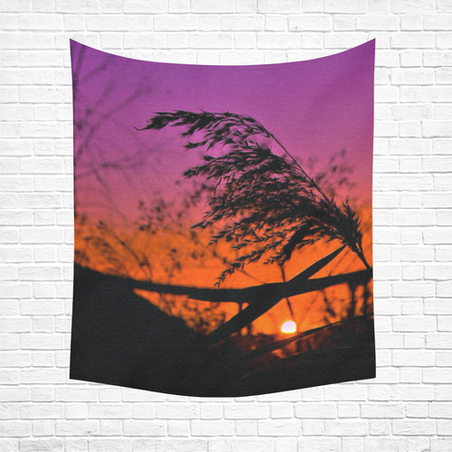 fantastic sunset CP Cotton Linen Wall Tapestry 51"x 60"