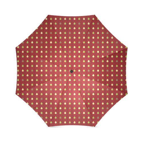 Summer Strawberry Seeds Pattern Foldable Umbrella (Model U01)