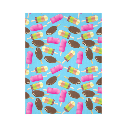 icecream Cotton Linen Wall Tapestry 60"x 80"