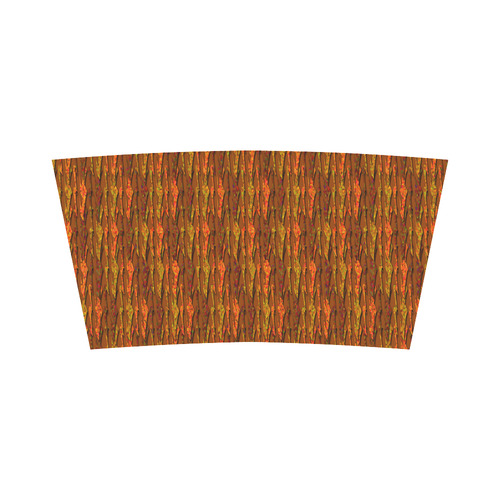 Abstract Strands of Fall Colors - Brown, Orange Bandeau Top