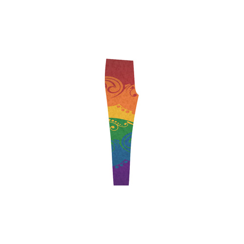 Ornamental Rainbow Flag Cassandra Women's Leggings (Model L01)