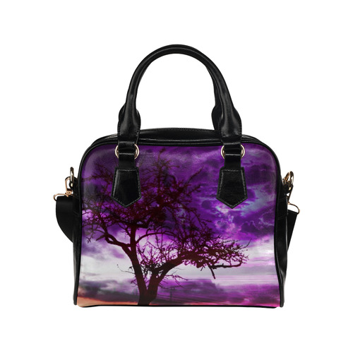 sunset - dramatic light Shoulder Handbag (Model 1634)