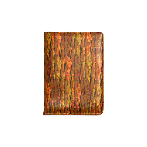 Abstract Strands of Fall Colors - Brown, Orange Custom NoteBook A5