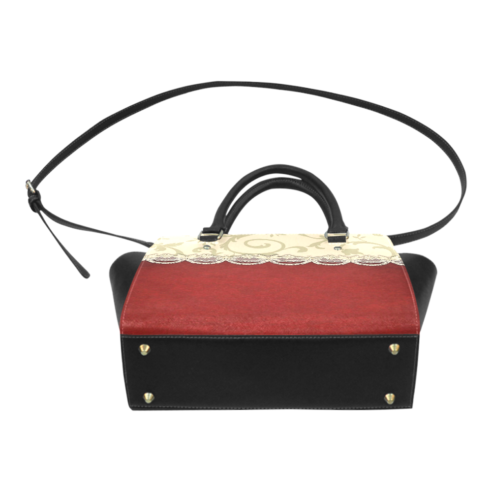 red velvet purse