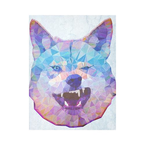 abstract wolf Cotton Linen Wall Tapestry 60"x 80"