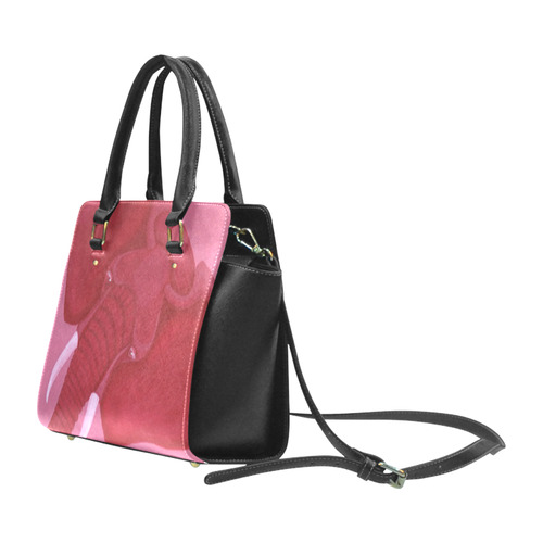 Crimson Elephant Classic Shoulder Handbag (Model 1653)