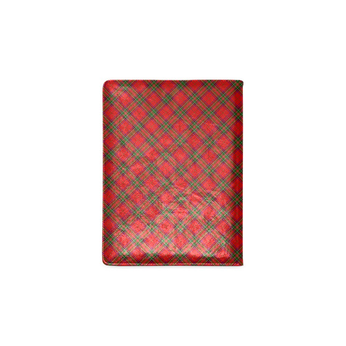 Red Tartan Plaid Pattern Custom NoteBook B5