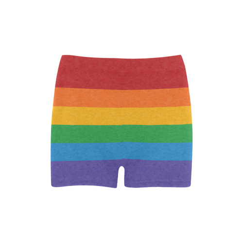 Rainbow Pride Flag Briseis Skinny Shorts (Model L04)