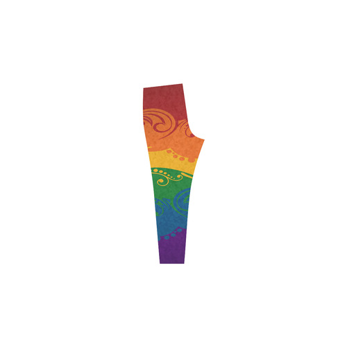 Ornamental Rainbow Flag Cassandra Women's Leggings (Model L01)