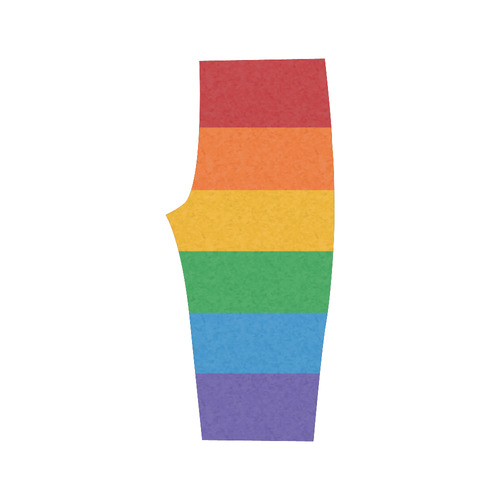 Rainbow Pride Flag Hestia Cropped Leggings (Model L03)
