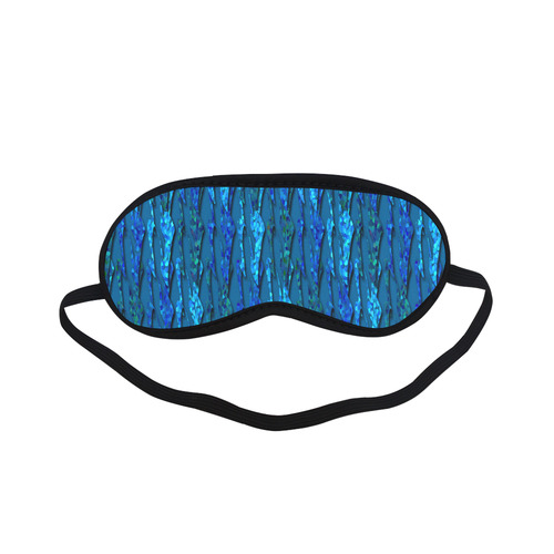 Abstract Scales of Blue Strands Sleeping Mask