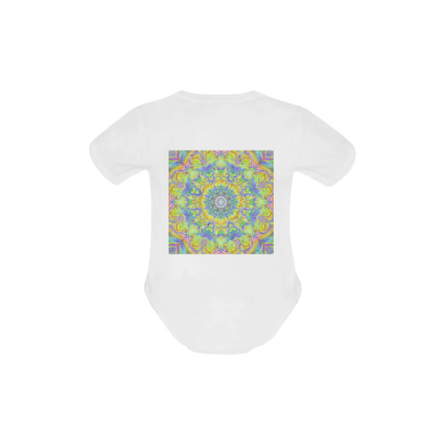 plume 2 Baby Powder Organic Short Sleeve One Piece (Model T28)