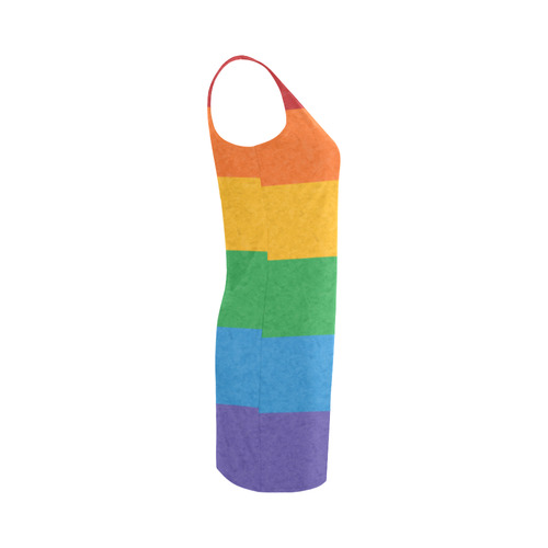 Rainbow Pride Flag Medea Vest Dress (Model D06)