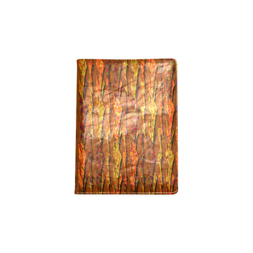 Abstract Strands of Fall Colors - Brown, Orange Custom NoteBook B5