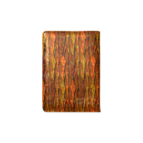 Abstract Strands of Fall Colors - Brown, Orange Custom NoteBook A5