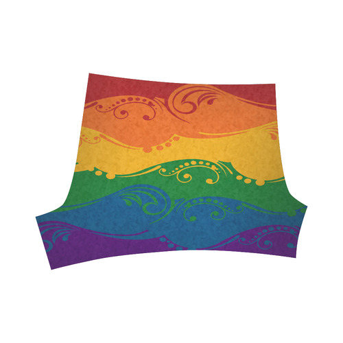 Ornamental Rainbow Flag Briseis Skinny Shorts (Model L04)