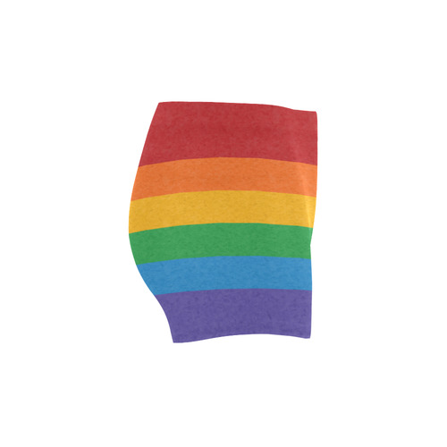 Rainbow Pride Flag Briseis Skinny Shorts (Model L04)