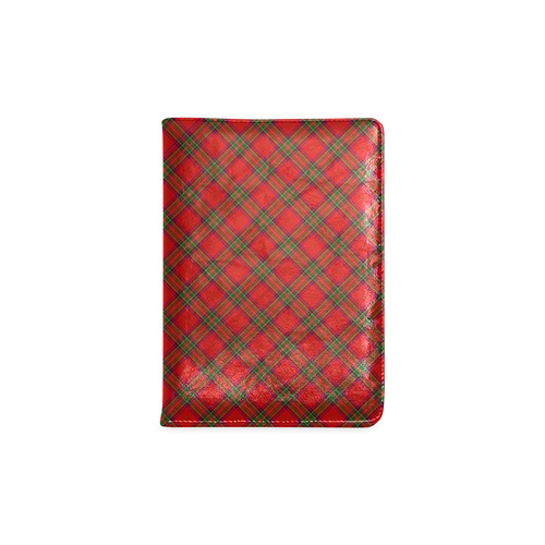Red Tartan Plaid Pattern Custom NoteBook A5