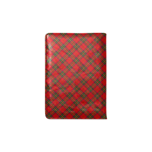 Red Tartan Plaid Pattern Custom NoteBook A5