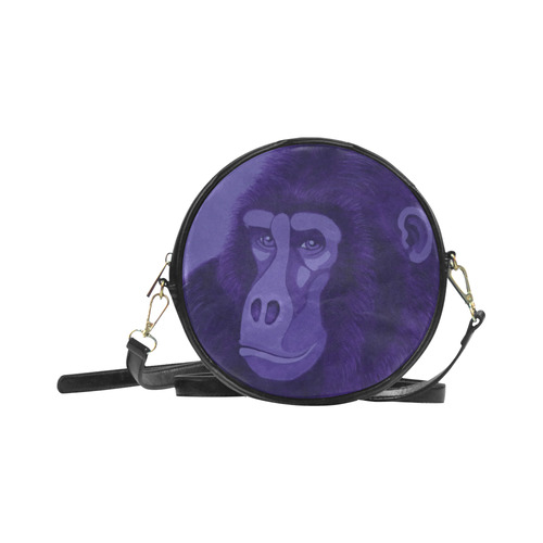 Violet Gorilla Round Sling Bag (Model 1647)