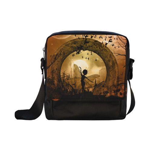 Cute fairy in the night Crossbody Nylon Bags (Model 1633)