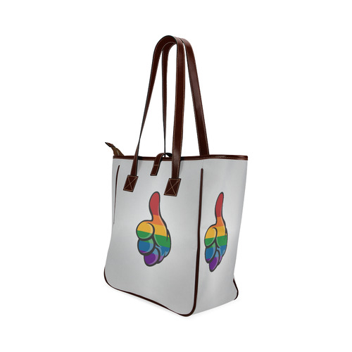 Rainbow Thumbs up Classic Tote Bag (Model 1644)