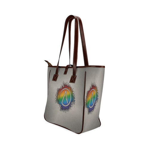 Rainbow Atheist Symbol Classic Tote Bag (Model 1644)