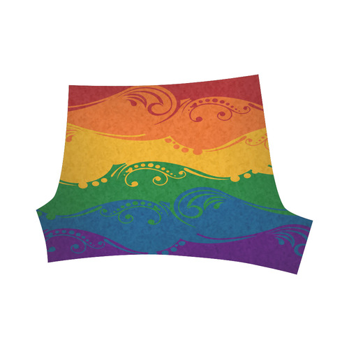 Ornamental Rainbow Flag Briseis Skinny Shorts (Model L04)