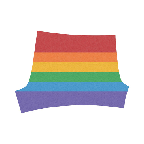Rainbow Pride Flag Briseis Skinny Shorts (Model L04)