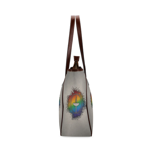 Rainbow Unitarian Universalism Symbol Classic Tote Bag (Model 1644)