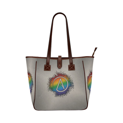 Rainbow Atheist Symbol Classic Tote Bag (Model 1644)