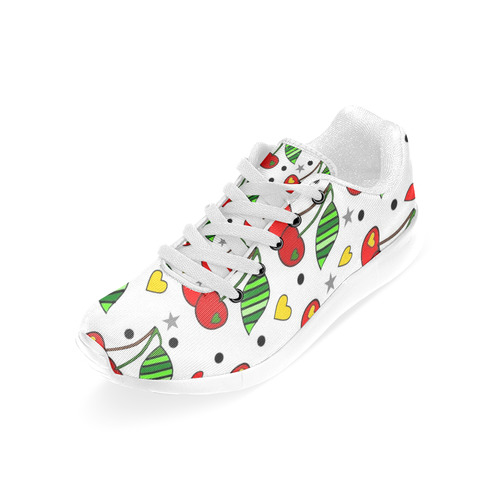 Fresh Cherry  Popart by Nico Bielow Men’s Running Shoes (Model 020)