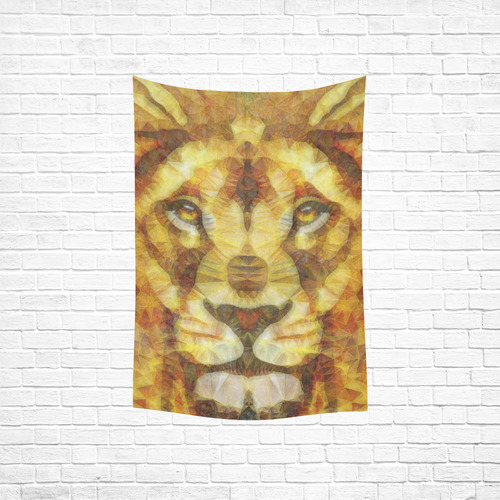 lion Cotton Linen Wall Tapestry 40"x 60"