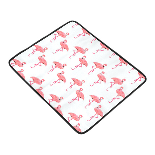 Classic Pink Flamingos Pattern Beach Mat 78"x 60"