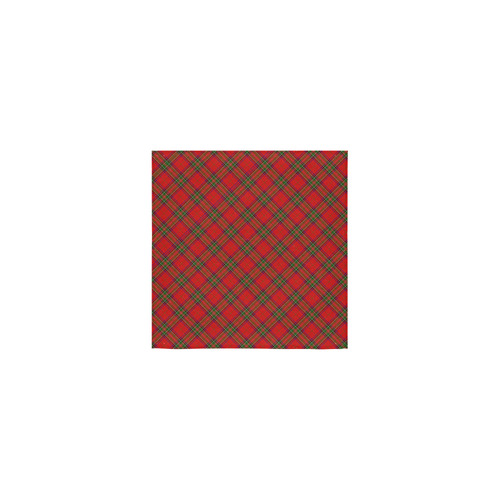 Red Tartan Plaid Pattern Square Towel 13“x13”