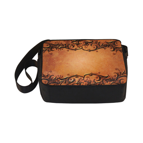 Decorative vintage design and floral elements Classic Cross-body Nylon Bags (Model 1632)