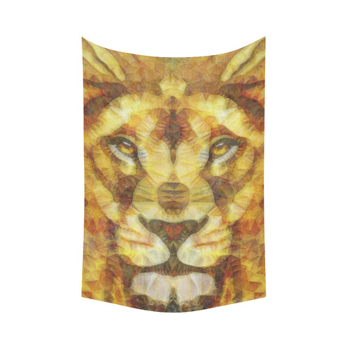 lion Cotton Linen Wall Tapestry 60"x 90"