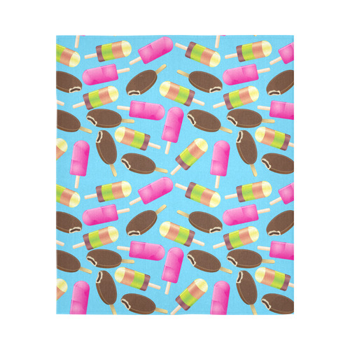 icecream Cotton Linen Wall Tapestry 51"x 60"