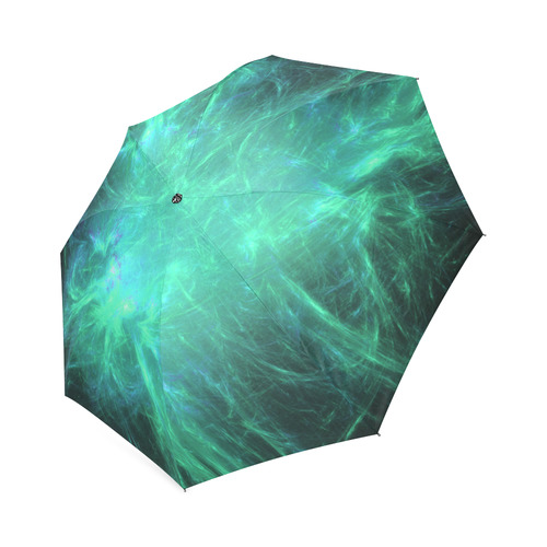 Aqua explosion fractal Foldable Umbrella (Model U01)