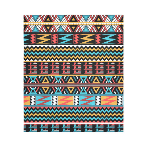 aztec pattern Cotton Linen Wall Tapestry 51"x 60"