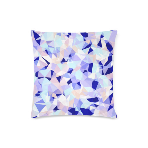 Shattered Glass Geometric Custom Zippered Pillow Case 16"x16"(Twin Sides)