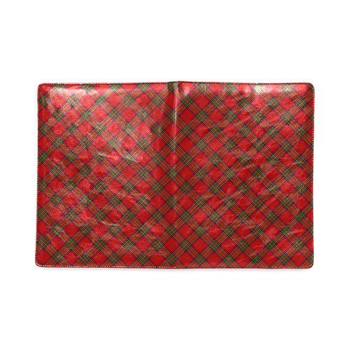 Red Tartan Plaid Pattern Custom NoteBook B5