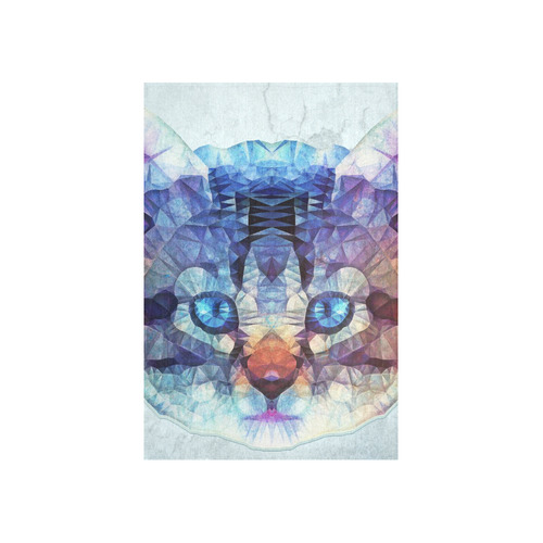 abstract kitten Cotton Linen Wall Tapestry 40"x 60"