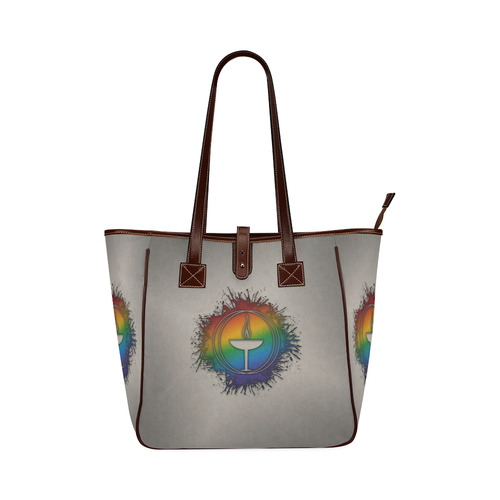 Rainbow Unitarian Universalism Symbol Classic Tote Bag (Model 1644)