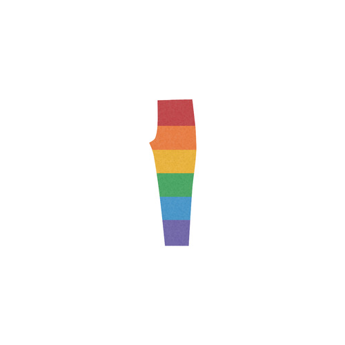 Rainbow Pride Flag Capri Legging (Model L02)