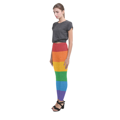 Rainbow Pride Flag Cassandra Women's Leggings (Model L01)